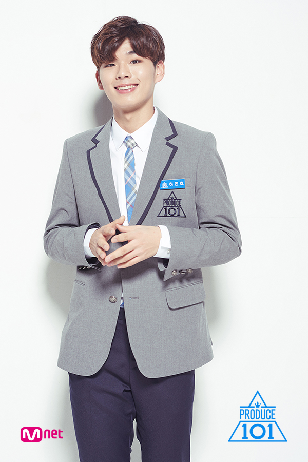 ▲'프로듀스101 시즌2'에서 하차한 하민호(사진=Mnet)