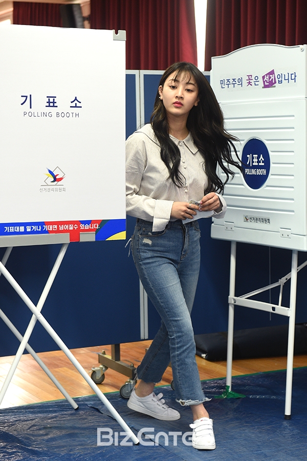 ▲트와이스 지효(사진=윤예진 기자 yoooon@)