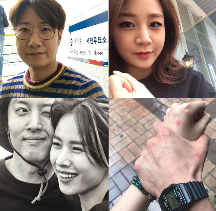 (출처=(왼쪽부터 시계방향)조우종, 정다은, 김소영, 조윤희 SNS)
