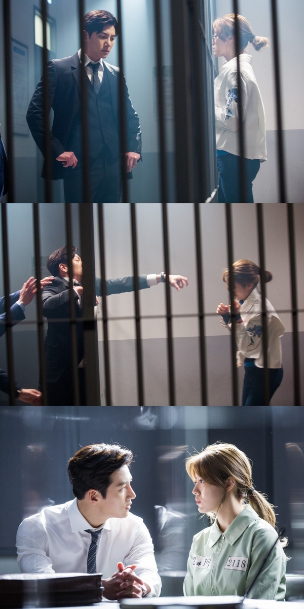 ▲지창욱, 남지현(사진=SBS '수상한 파트너')