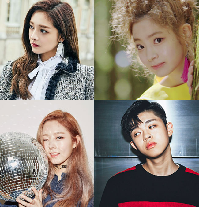 (출처=(왼쪽부터시계방향) 프리스틴 공식 SNS, '시그널' 스틸컷, 브랜뉴 뮤직)