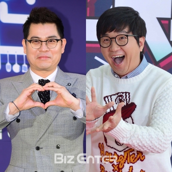 ▲김용만 정형돈(출처=비즈엔터)