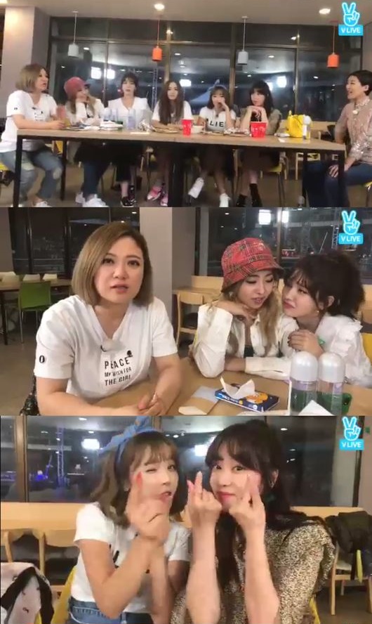 ▲KBS2 '언니들의 슬램덩크2' 김숙, 홍진영, 강예원, 한채영, 홍진영, 전소미, 공민지 (사진=V앱)