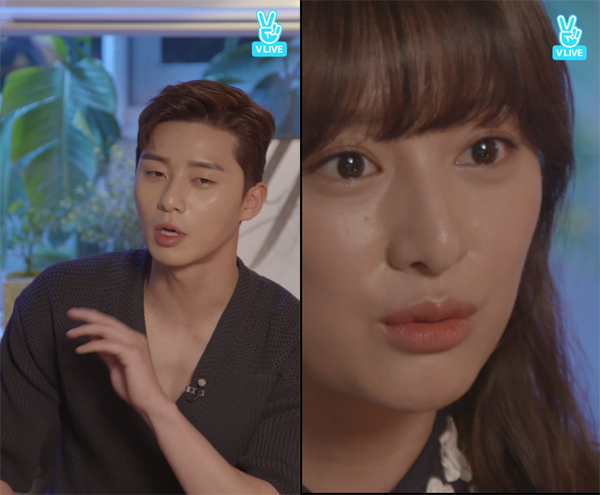 ▲'쌈 마이웨이' 박서준 김지원(사진=네이버 V LIVE)