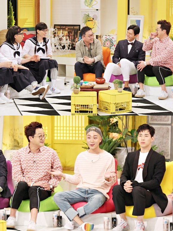 ▲'해피투게더'김의성, 구본승, 지상렬, 로이킴, 헨리, 안효섭(출처=KBS2 '해피투게더')