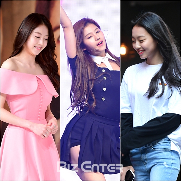 ▲(왼쪽부터)공승연, 트와이스 사나, 이수민(사진=윤예진 기자 yoooon@)