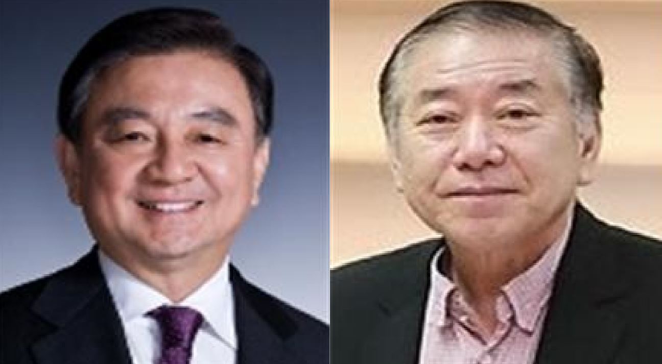 ▲신임 통일외교안보특보에 홍석현 전 중앙일보 회장, 문정인 연세대 명예특임교수. (왼쪽부터)