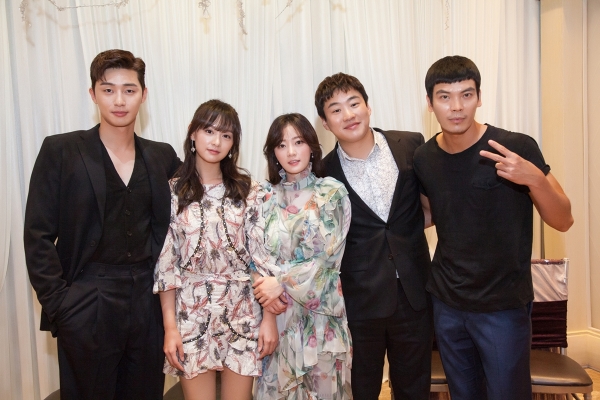 ▲'쌈, 마이웨이' 박서준, 김지원, 송하윤, 안재홍, 김성오(출처=KBS)