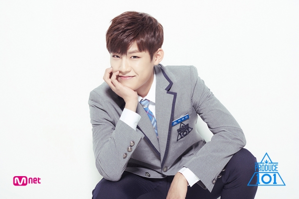 ▲브랜뉴뮤직 소속 연습생 박우진(사진=Mnet)