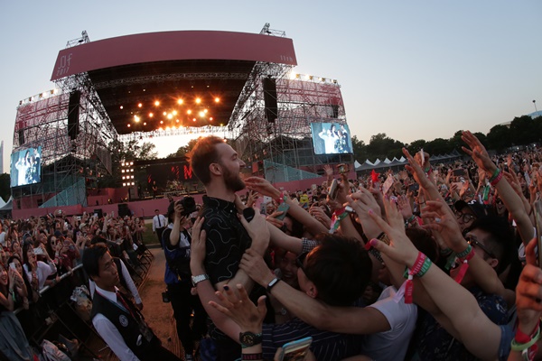 ▲'서울재즈페스티벌' 혼네 공연 현장(사진=프라이빗커브)