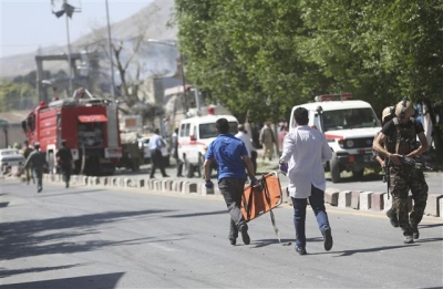▲아프가니스탄 수도 카불에서 31일(현지시간) 오전 차량을 이용한 자폭테러가 일어났다. 출처 AP연합뉴스