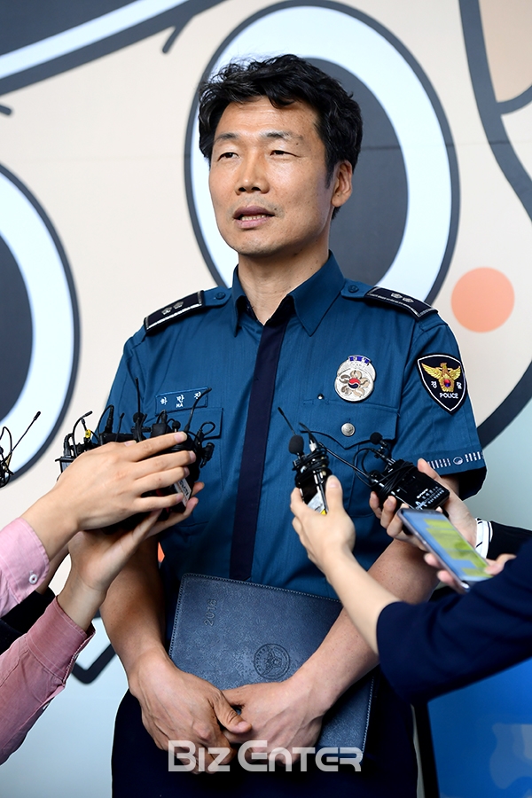 ▲하만진 경찰 악대장(사진=윤예진 기자 yoooon@)