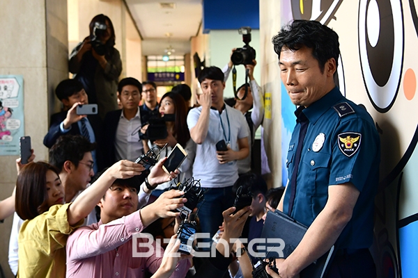 ▲하만진 경찰 악대장(사진=윤예진 기자 yoooon@)