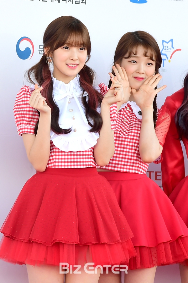 ▲오마이걸 아린, 승희(사진=윤예진 기자 yoooon@)