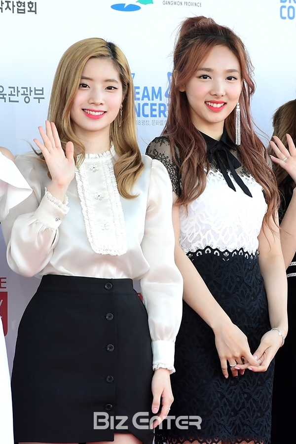 ▲트와이스 다현, 나연(사진=윤예진 기자 yoooon@)