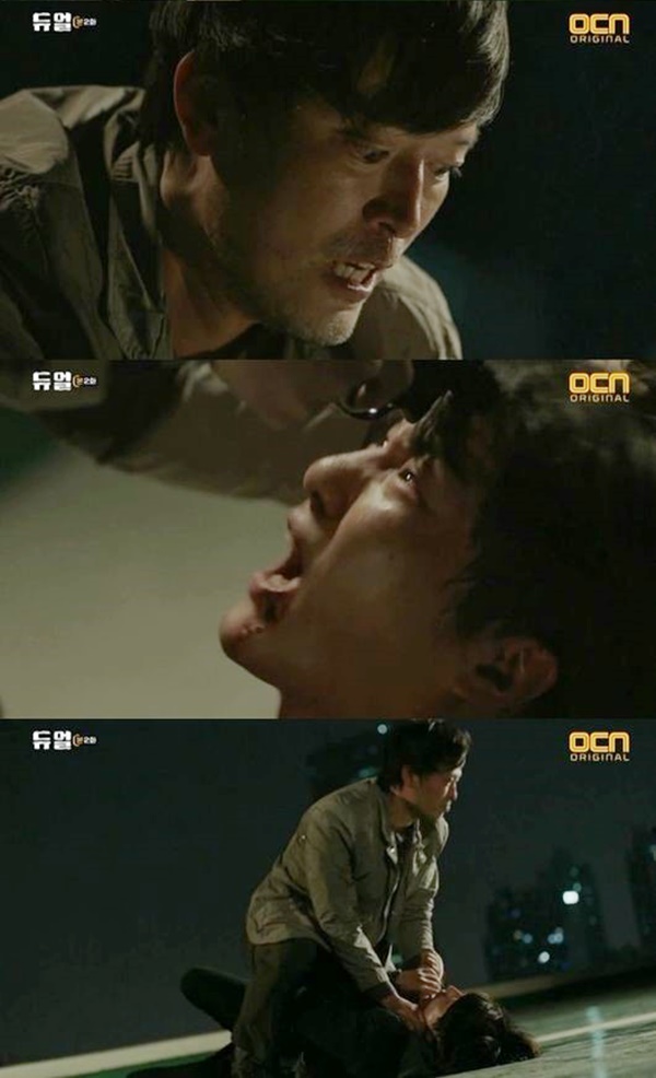 ▲정재영, 양세종(사진=OCN 새 주말드라마 '듀얼' 캡처)