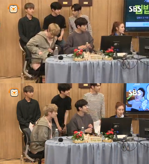 ▲'컬투쇼' 데이식스-거미(사진=SBS 파워FM)