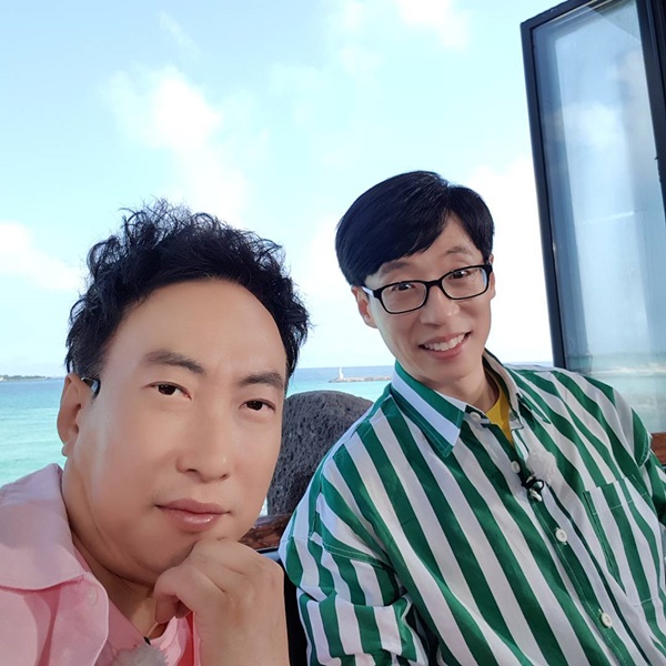 ▲개그맨 박명수, 유재석(사진=박명수 인스타그램)