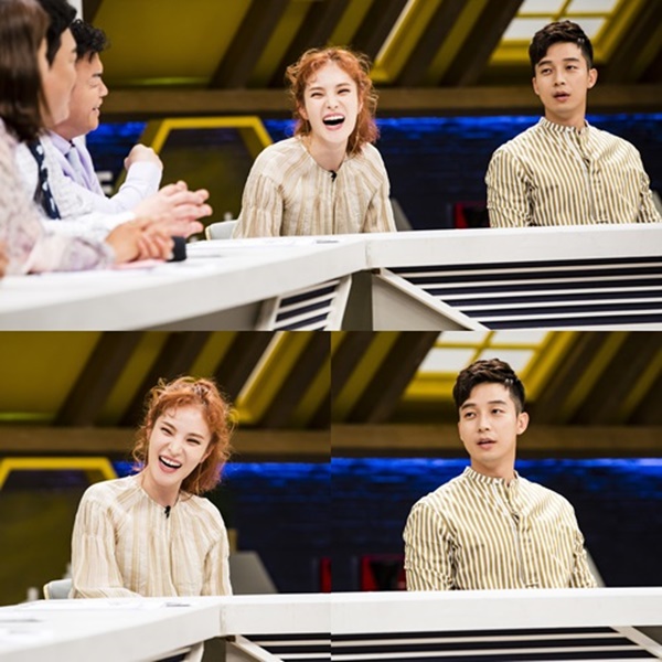 ▲거미, 허경환(사진=SBS)