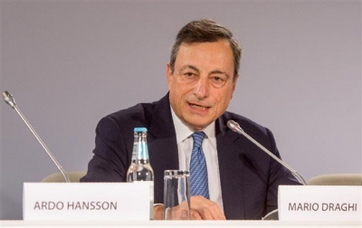 ▲유럽중앙은행(ECB)의 마리오 드라기 총재. 출처 = AFP연합뉴스