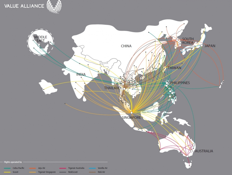 (사진= 밸류얼라이언스 노선도)