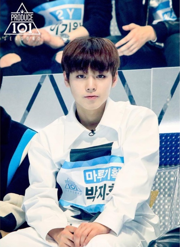 ▲마루기획 소속 연습생 박지훈(사진=Mnet)