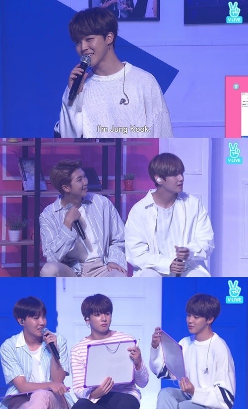 ▲그룹 방탄소년단(사진=V앱)