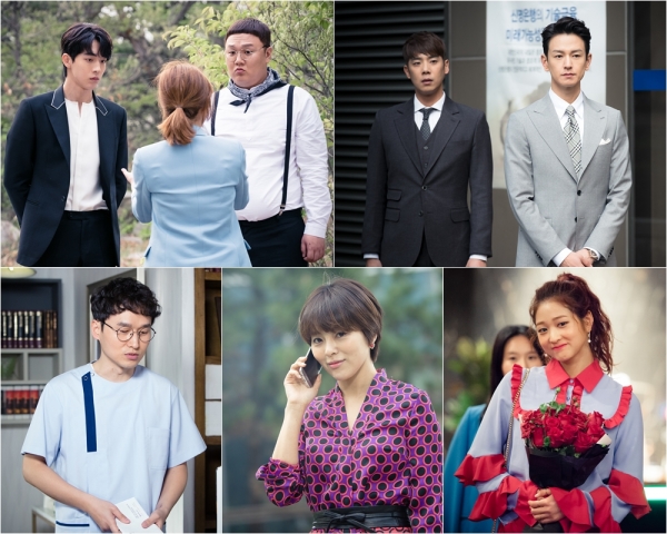 ▲박규선, 송원근, 배누리, 최우리, 신재훈(좌측 상단부터 시계방향)(사진=tvN '하백의 신부 2017')