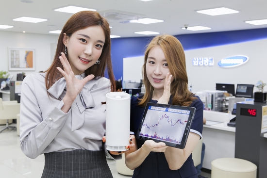 ▲SK텔레콤과 삼성증권은 21일 서울 을지로 T타워에서 ‘인공지능 음성 금융서비스’ 제공 양해각서를 체결했다고 밝혔다. (사진제공= SK텔레콤)