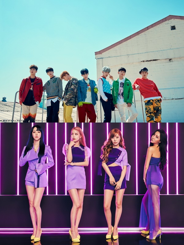 ▲몬스타엑스, 마마무(사진=스타쉽엔터테인먼트, RBW)