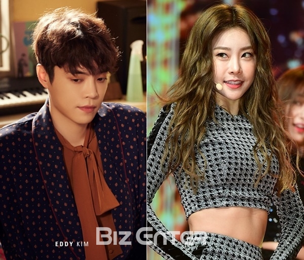 ▲가수 에디킴(왼쪽)과 소진(사진=미스틱엔터테인먼트, 비즈엔터DB)