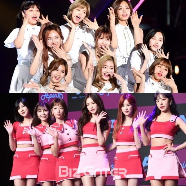 ▲트와이스, 에이핑크(출처=비즈엔터)