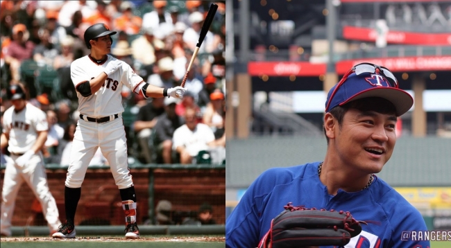 (출처=샌프란시스코 자이언츠 인스타그램 및 텍사스 레인저스 페이스북)