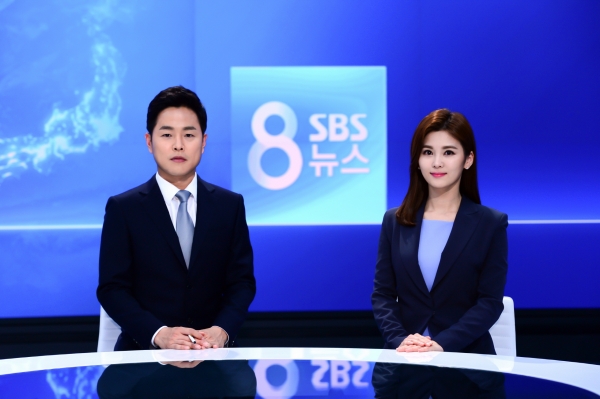 ▲‘SBS 8뉴스’ 평일 앵커 김현우, 최혜림(사진=SBS)