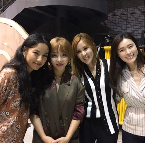 ▲가수 이효리 나르샤 채리나 가희(사진=인스타그램)