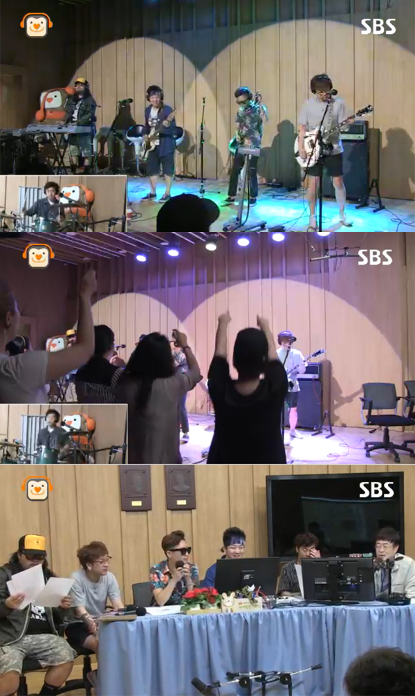 ▲'아침창' 크라잉넛(사진=SBS 파워FM)