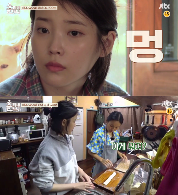 ▲'효리네민박' 아이유(사진=JTBC)