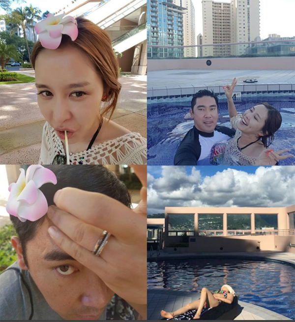 ▲채리나 박용근 부부(사진=인스타그램)