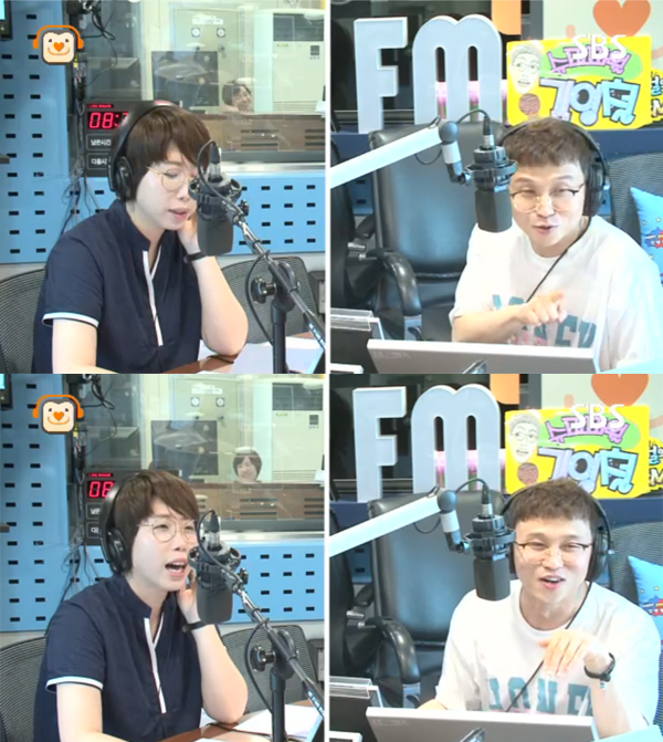 ▲'김영철의파워FM' 권진영 박성광(사진=SBS 파워FM)