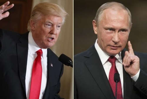 ▲도널드 트럼프 미국 대통령(왼쪽)과 블라디미르 푸틴 러시아 대통령. 사진=AP뉴시스