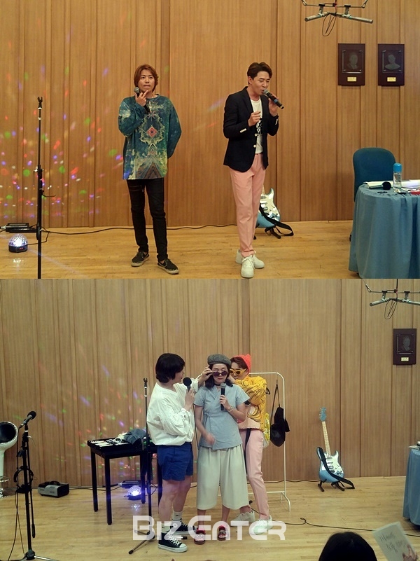 ▲SBS파워FM '붐붐파워' 공개방송 현장을 찾은 게스트 고재근, 김지혜, 박승건(사진=김예슬 기자 yeye@)