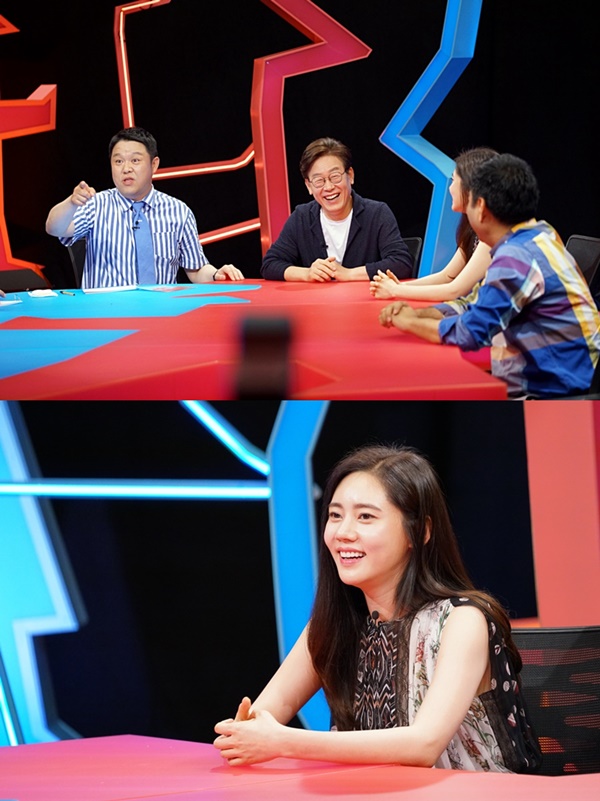 ▲성남시장 이재명, 배우 추자현(사진=SBS)