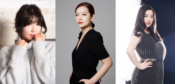 ▲'바디 액츄얼리' 공동 MC 사유리, 정수영, 김지양(좌측부터)(사진=메이플엔터테인먼트, 도레미엔터테인먼트, 플러스사이즈매거진 66100)