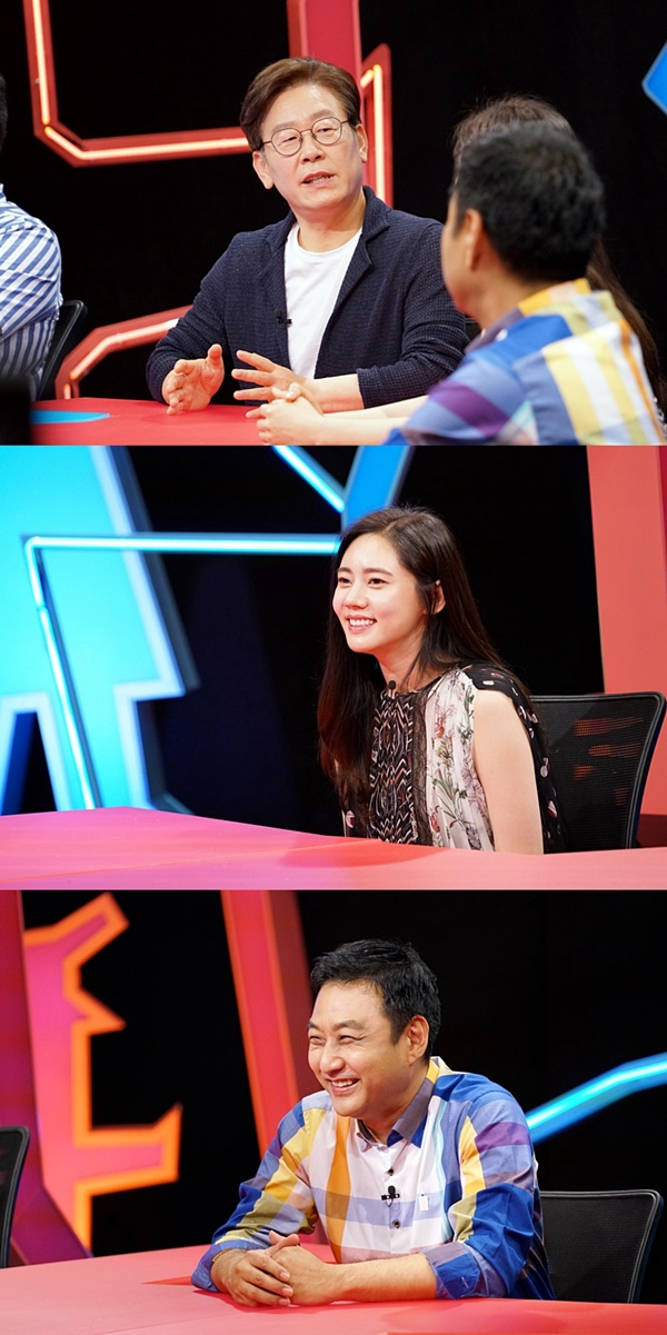 ▲'동상이몽 시즌2'에 출연하는 이재명 성남시장, 배우 추자현, 개그맨 김수용(사진=SBS)