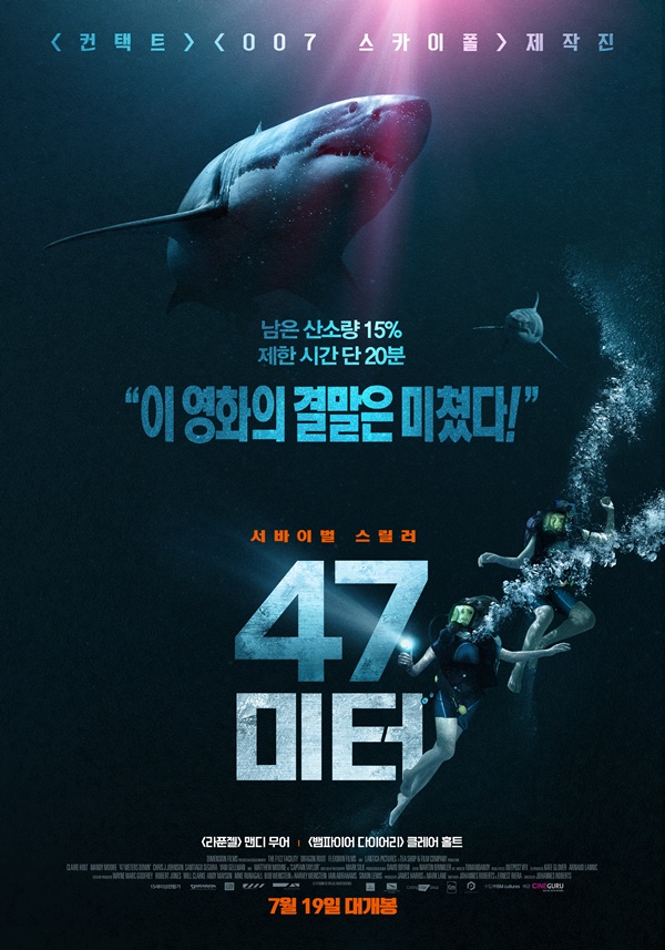 (사진=영화 ‘47미터’ 포스터)