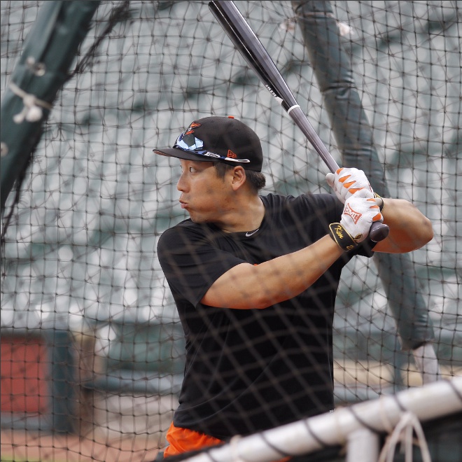 ▲메이저리그(MLB) 볼티모어 오리올스 시절 김현수.(출처=볼티모어 오리올스 인스타그램)