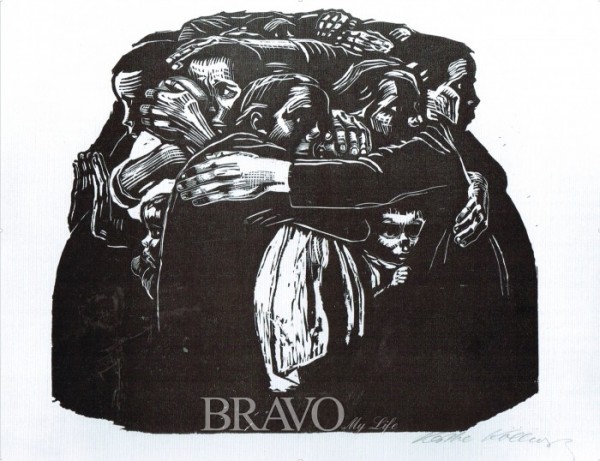 ▲[그림 2] ‘어머니들(Die  Muetter)’, 1930, 목판, 32.2x39.8cm, (Kaethe Kollwitz Museum)(이성낙 현대미술관회 회장)