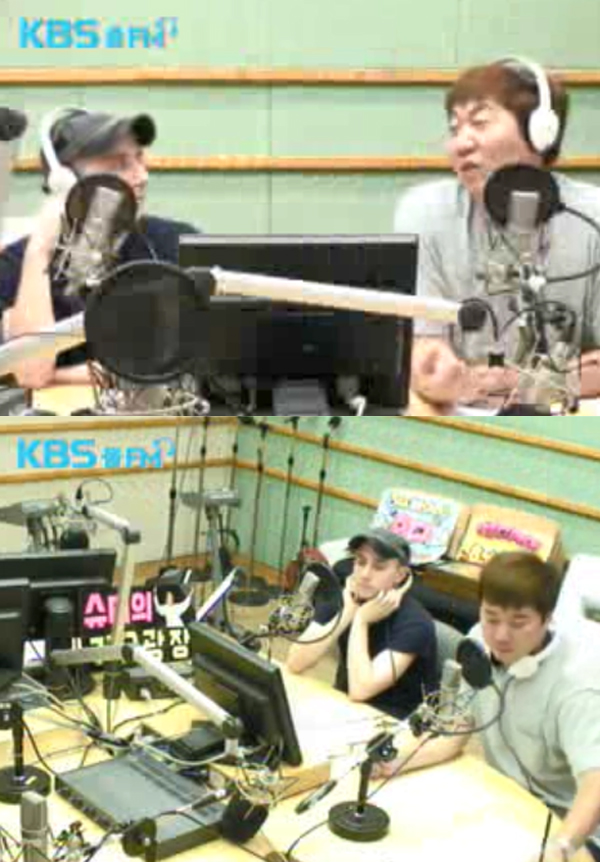 ▲'가요광장' 타일러 도경완(사진=KBS 쿨FM)