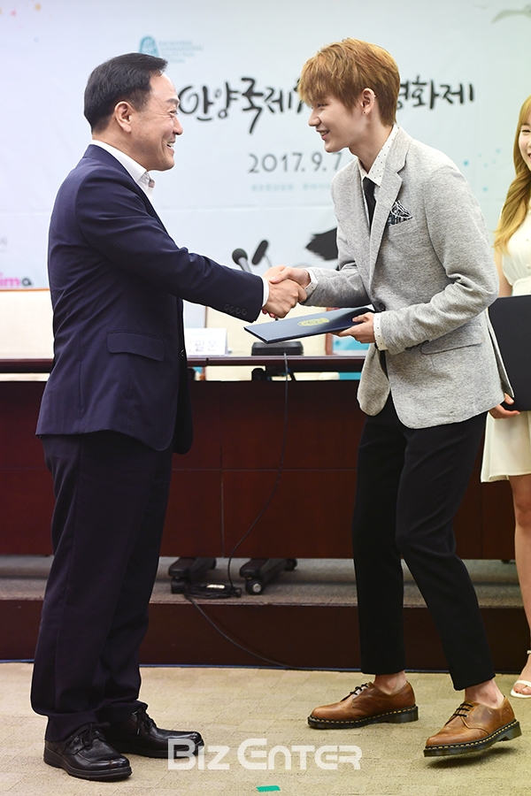 ▲이필운 조직위원장, 타카다 켄타(사진=고아라 기자 iknow@)