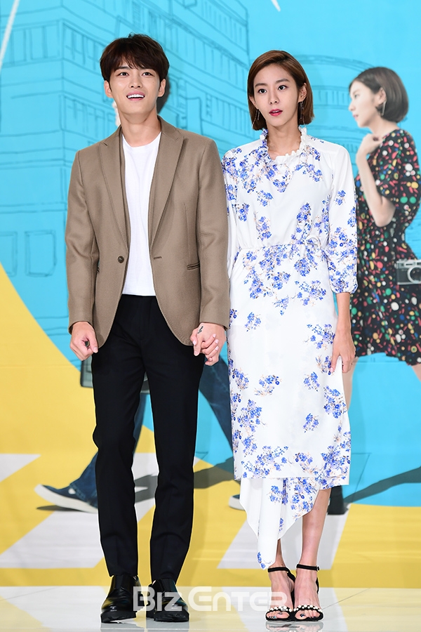 ▲김재중, 유이(사진=고아라 기자 iknow@)